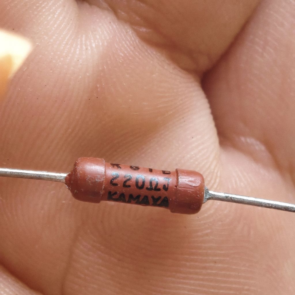 [Combo of 50] Kamaya Ancient Japanese Resistor 220 Ohm (220Ω J) – สินค้า NOS คุณภาพสูงสําหรับเสียง D