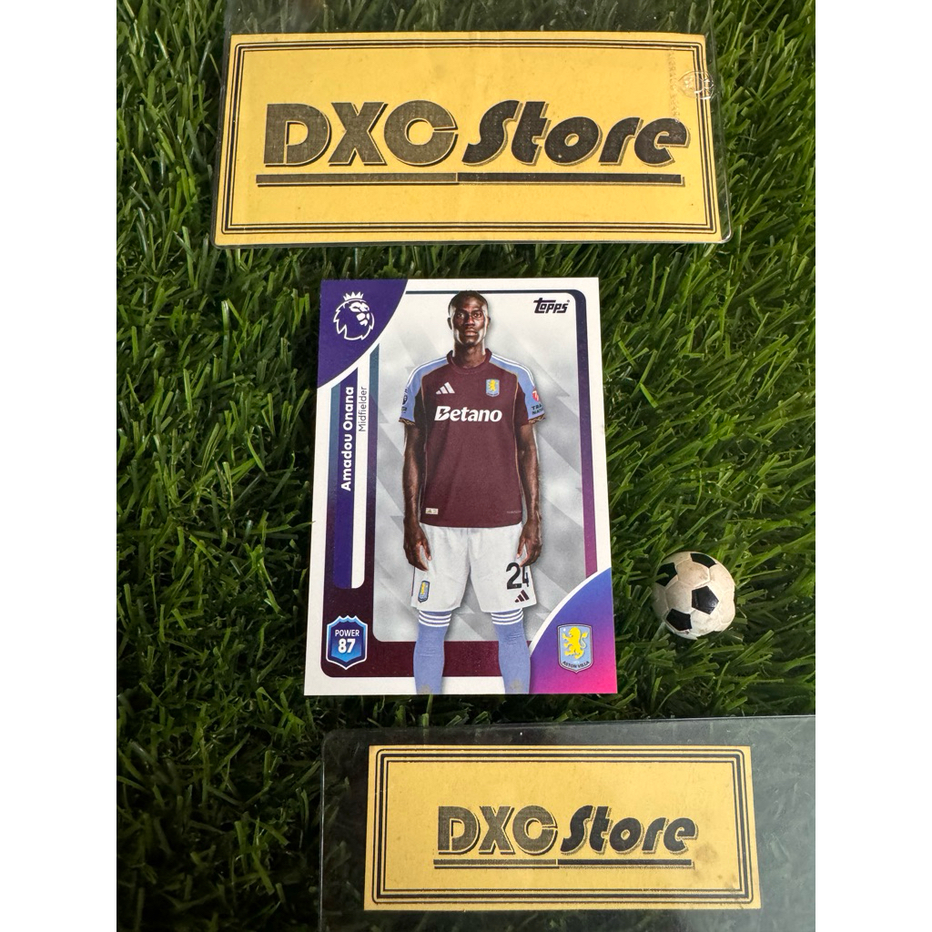 [ ของแท้ ] - TOPPS PREMIER LEAGUE 2026 - AMADOU ONANA (ASTON VILLA)