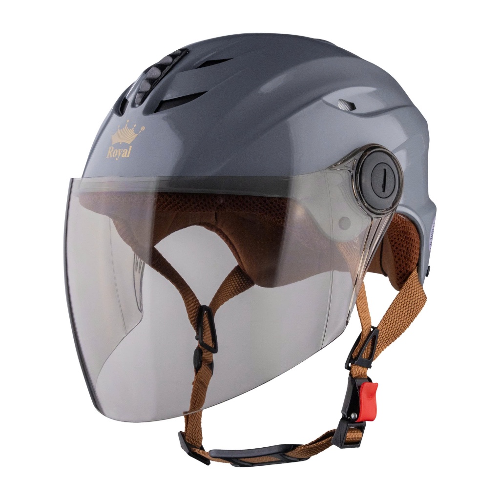 ROYAL HELMET M298K HALF HEAD HELMET 1/2 ฝาครอบกระจกยาว FULL FACE