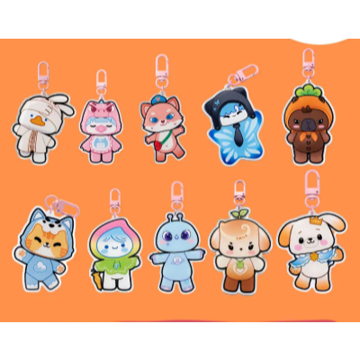 Fanart Domundi DMD Mascot พวงกุญแจอะคริลิค MARY DECOR SHOP