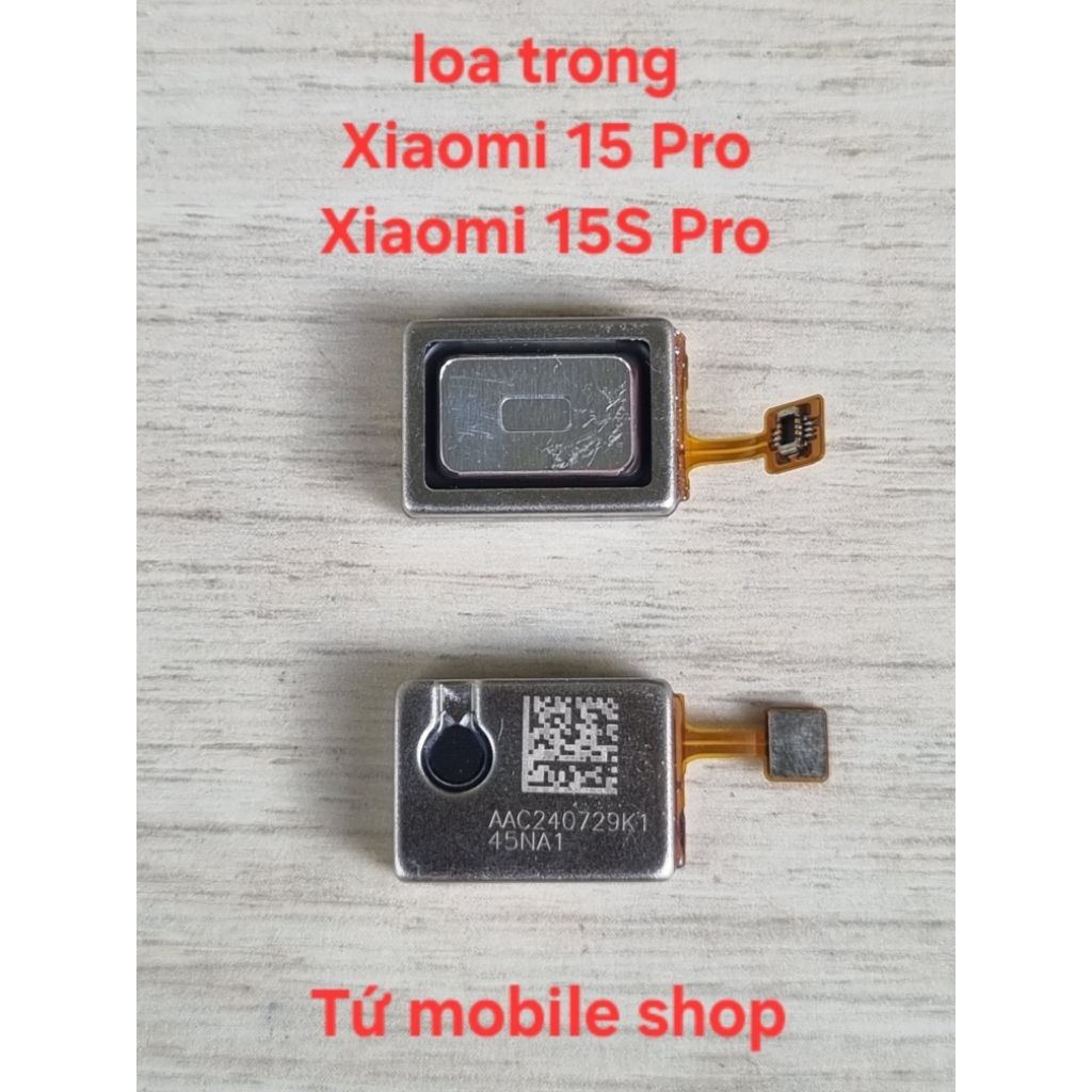 ลําโพงใน Xiaomi 15 Pro, Xiaomi 15S Pro (ส่วนประกอบ OEM)