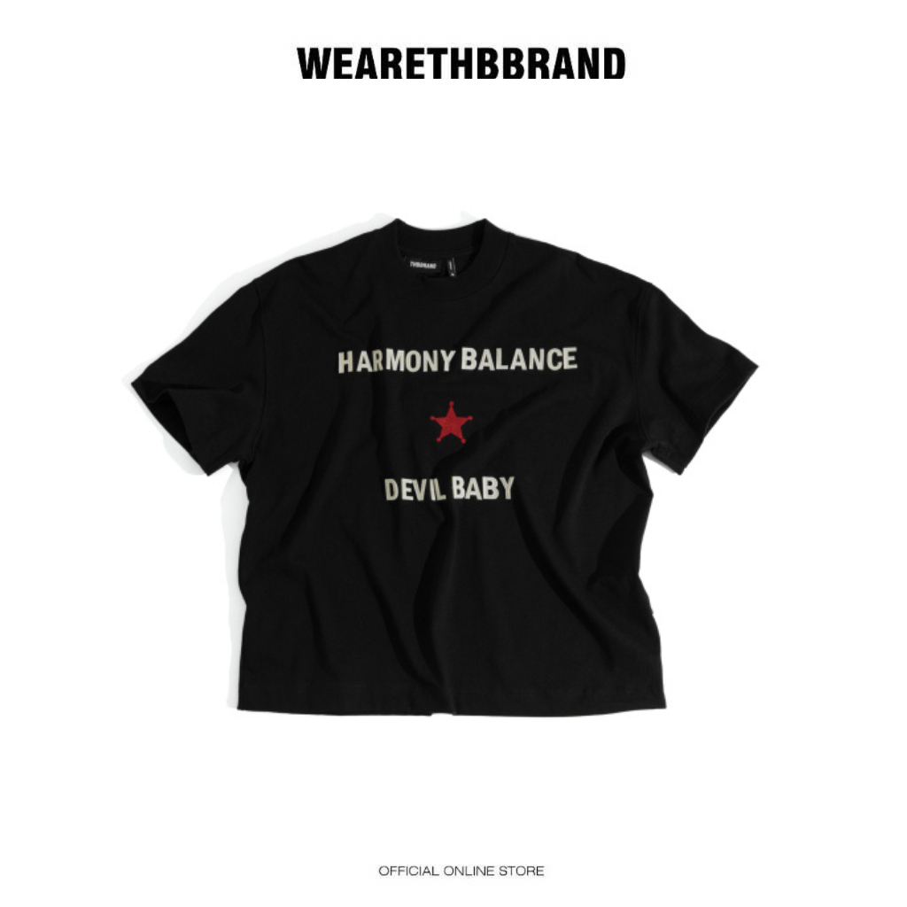 THBB BOXY COWBOY SHIRT - สีดํา