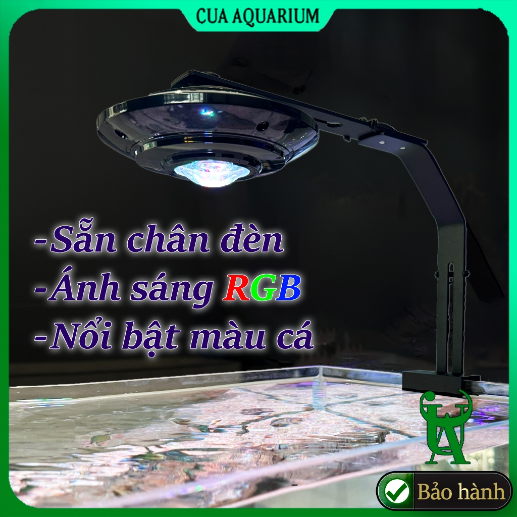 ไฟ LED UFO Mini RGB สําหรับตู้ปลาเสริมสี