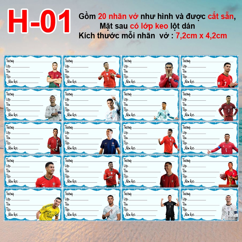 ฉลากสมุดโน้ต คริสเตียโน โรนัลโด้ -cr7 - สติ๊กเกอร์ cr7 โรนัลโด้ (สวยจริงจัง) คําสั่งผสม 60 ป้ายสมุด