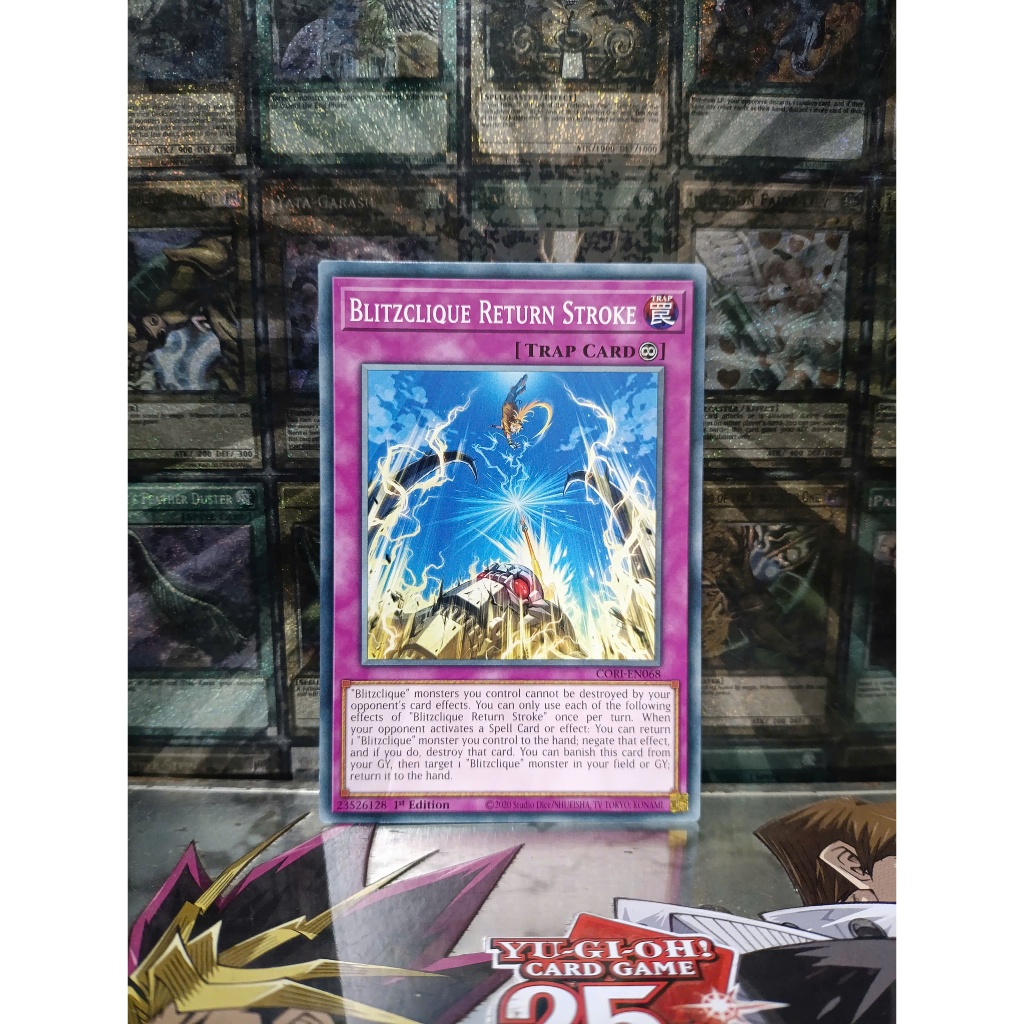 [ Do Lac Yugioh ] Yugioh Trap Blitzclique Return Stroke Card