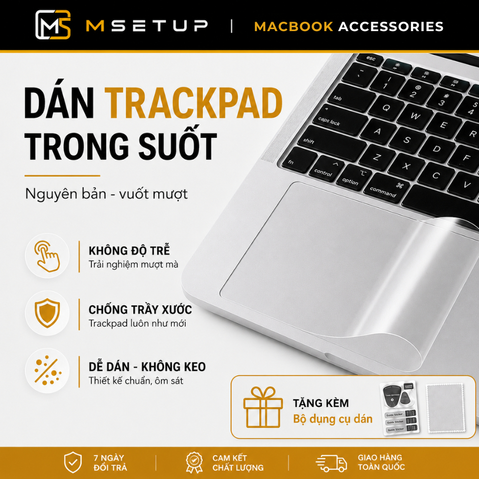 Trackpad สติกเกอร์สําหรับ MacBook Pro 13 14 16 Air M1 M2 M3 M4 PPF Smooth Anti-Fingerprint ลื่น Supe