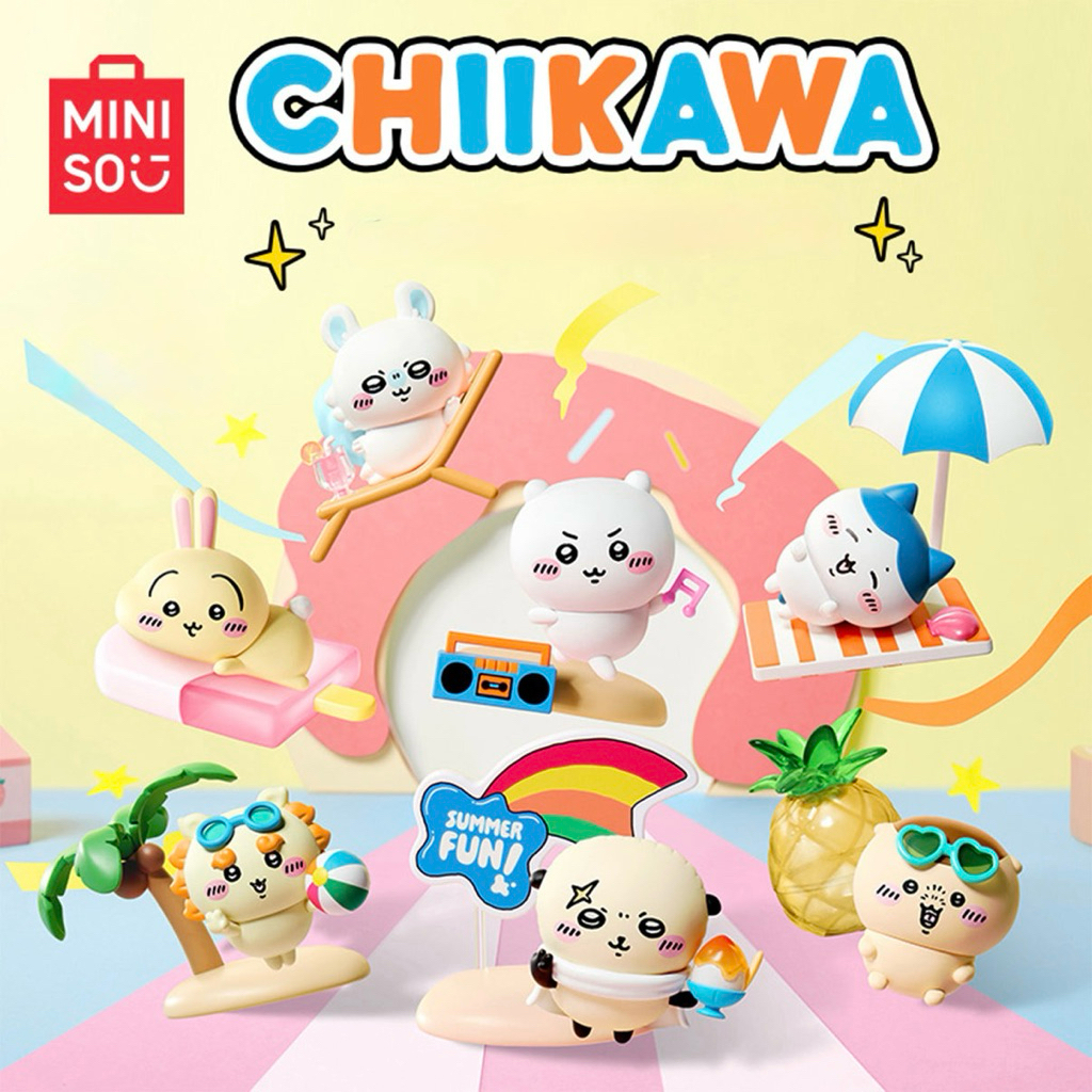 กล่องตาบอด / Summer Chiikawa Checkcard - Miniso