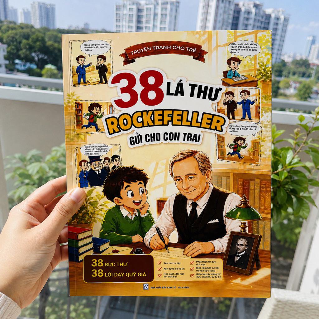 หนังสือ - Rockefeller หนังสือการ์ตูน 38 ตัวอักษรให้ลูกของคุณ