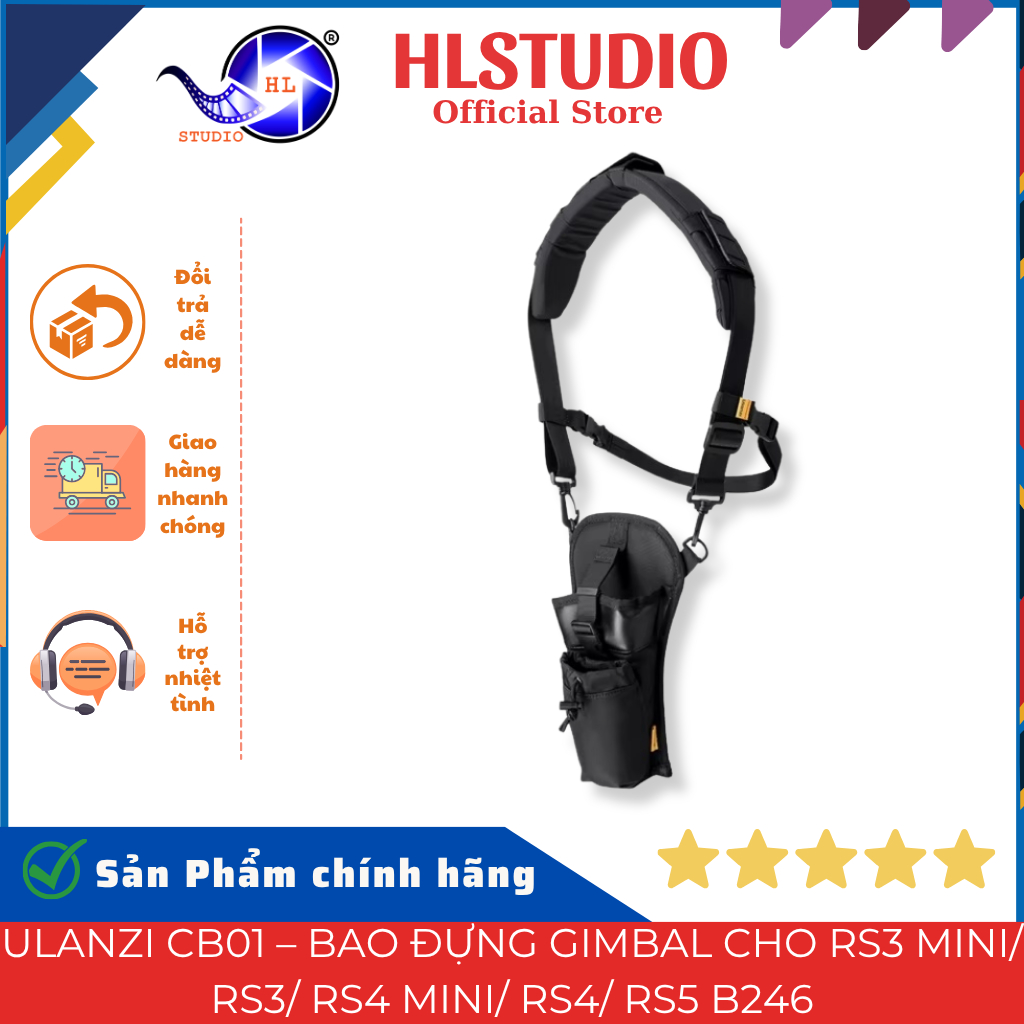 Ulanzi CB01 B246 เคสกิมบอลกันน้ําสําหรับ RS3 RS4 Mini HL Studio