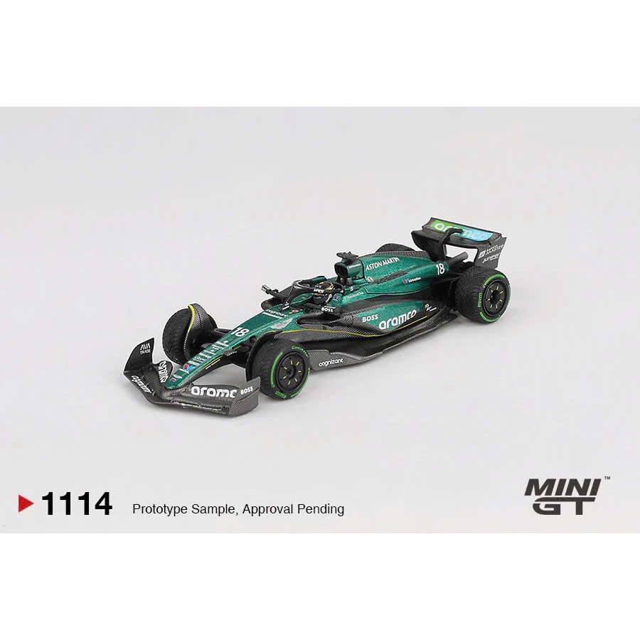 MiniToys - MiniGT F1 Aston Martin AMR24 18 Lance Stroll 2024 F1 2024 Canadian GP >1114