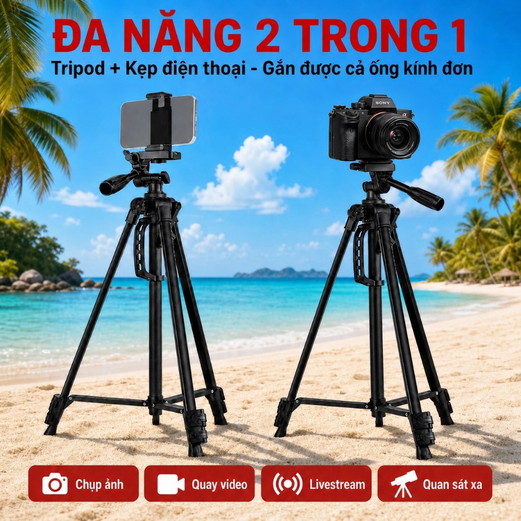 ORIO F3366T ที่วางโทรศัพท์ 360 องศามัลติฟังก์ชั่นและขาตั้งกล้องสําหรับกล้องสําหรับถ่ายภาพ Livestream