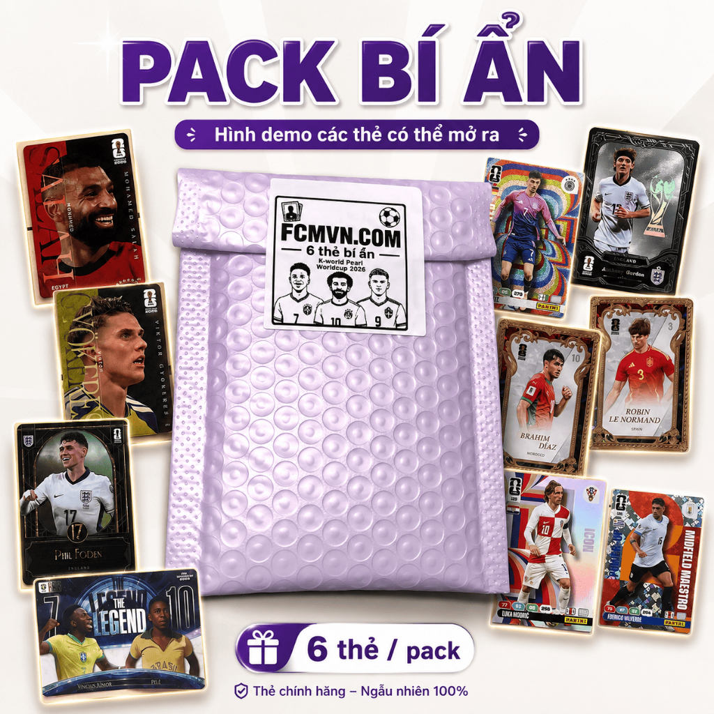 Panini World cup 2026 แพ็คขายปลีก - Panini Kayou Worldcup 2026 - แพ็คลึกลับบรรจุการ์ดของแท้