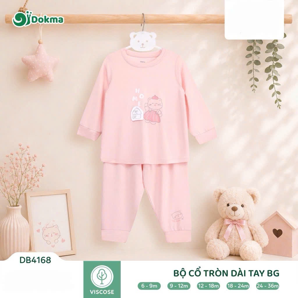 Dokma ชุดผ้าฝ้ายแขนยาวเด็ก DB3021 DB3026 DB3176 DB4168 DB4209