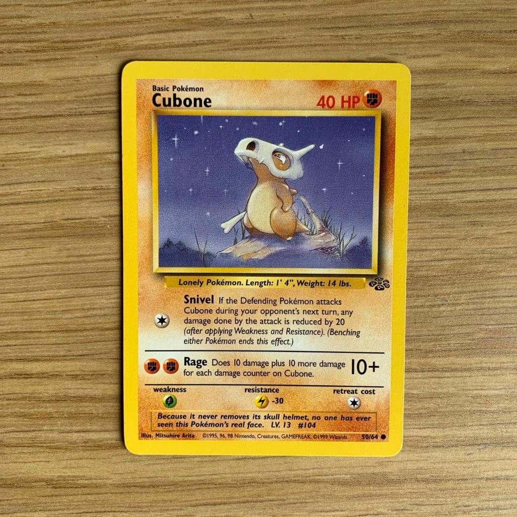 การ์ดโปเกมอน - Cubone - อังกฤษ - ของแท้ Nintendo