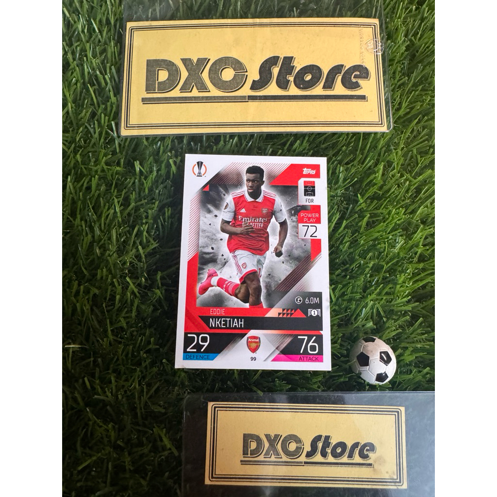 [ ของแท้ ] - TOPPS MATCH ATTAX 2023 - EDDIE NKETIAH (ARSENAL)