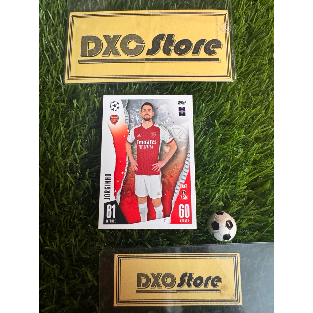 [ ของแท้ ] - TOPPS MATCH ATTAX 2024 - JORGINHO (ARSENAL)