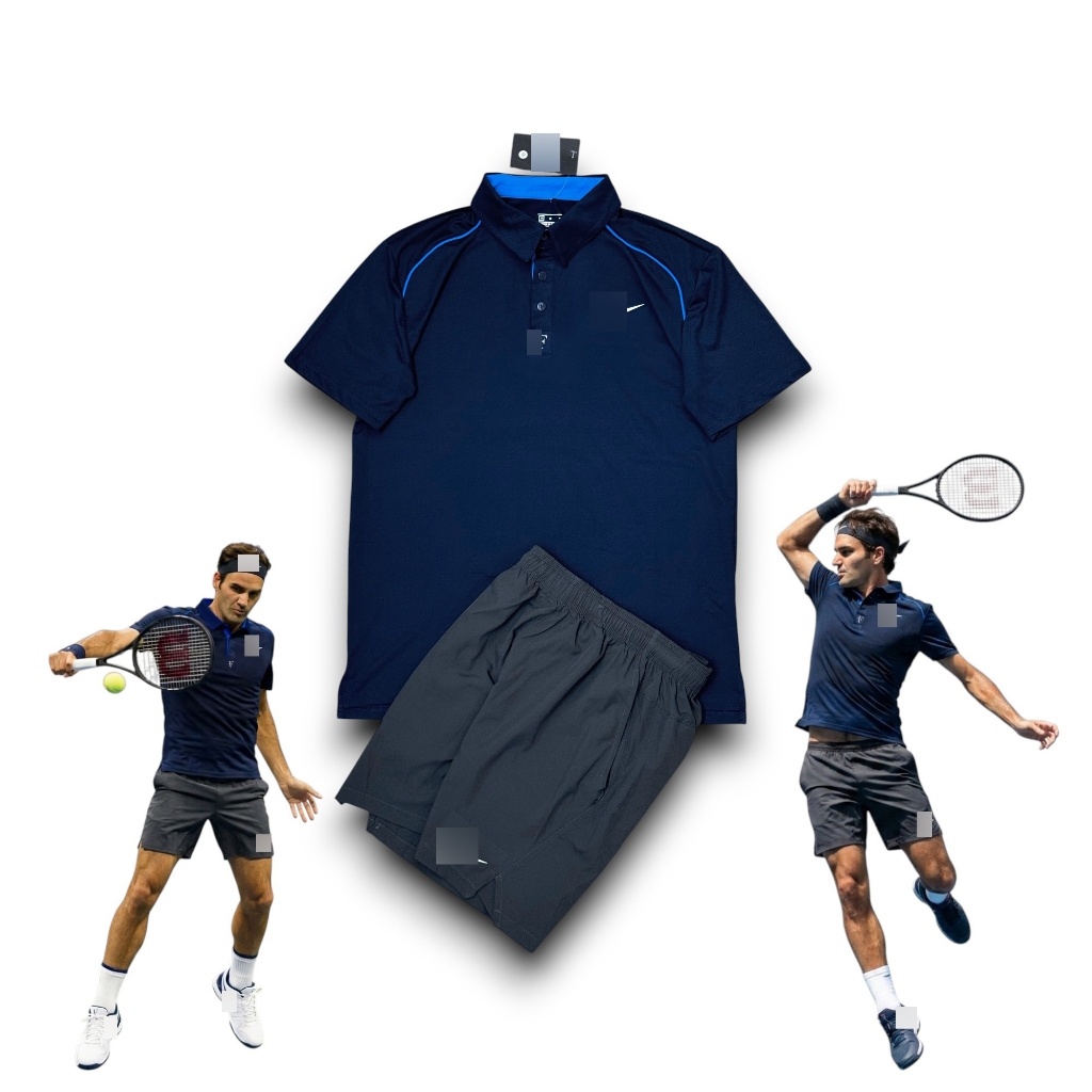 เสื้อผ้าเทนนิส pickleball สําหรับผู้ชาย FedEx 2011 ชุดกีฬา FedEx