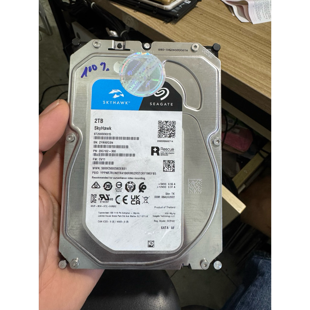 PC HDD 3.5 นิ้ว 1TB 2TB 3TB 4TB - HDD เดสก์ท็อป, เครื่องบันทึกกล้อง, กล่อง HDD, Nas - Seagate WD