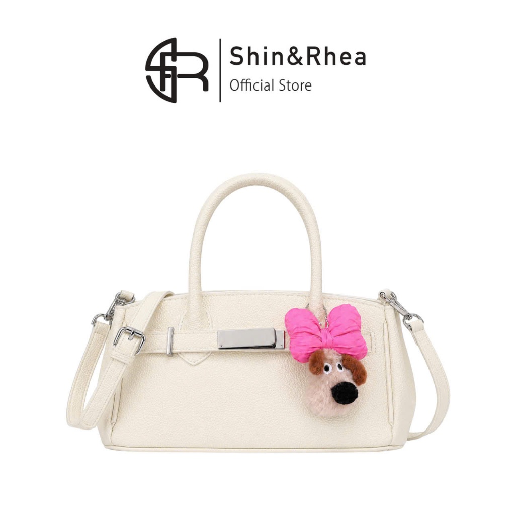 [Gift Bear Charm] กระเป๋าถือ crossbody หนัง PU อ่อนเยาว์และหรูหราสําหรับผู้หญิง ShinRhea239