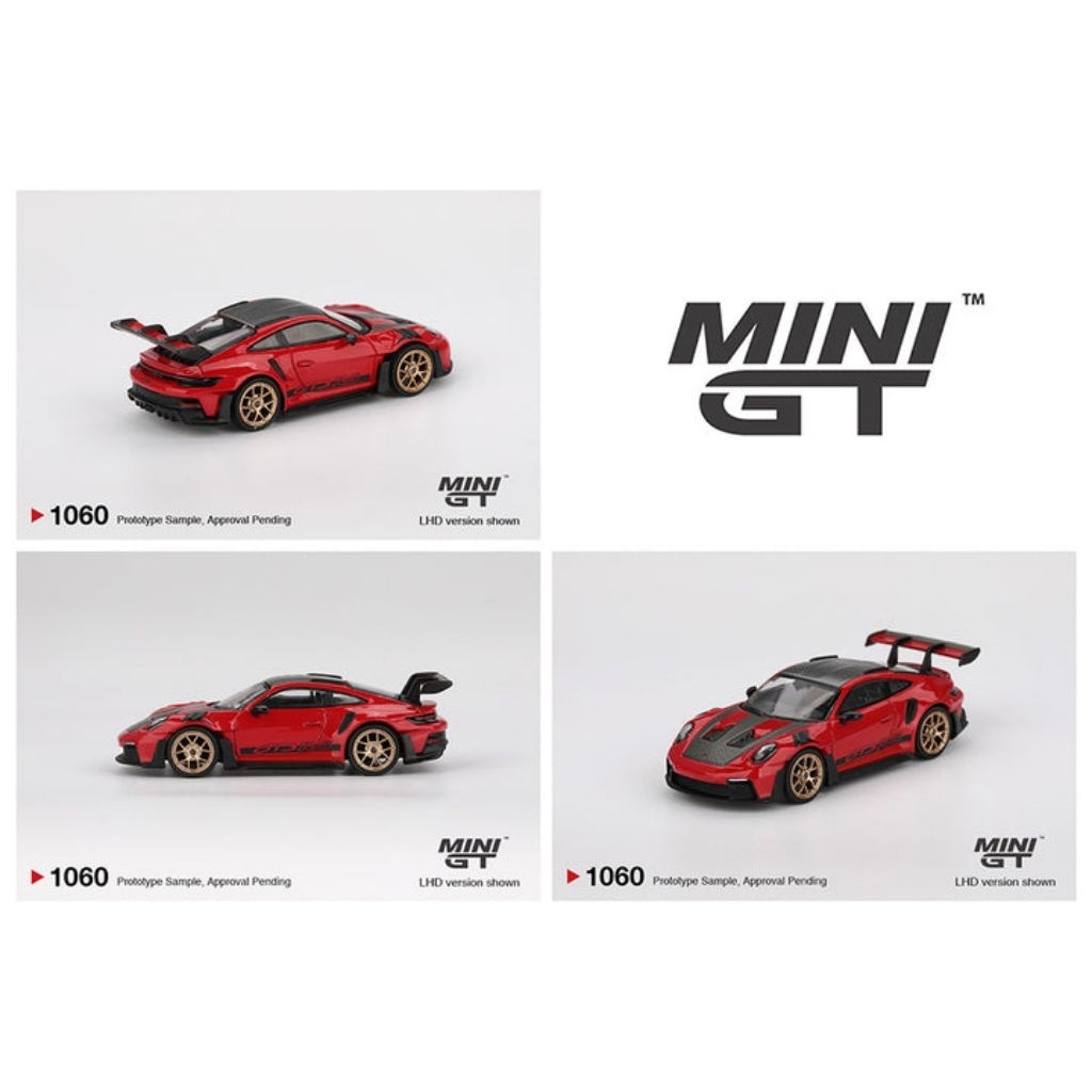 Mini GT Model Car - แพ็คเกจ Porsche 911 GT3 RS Weissach