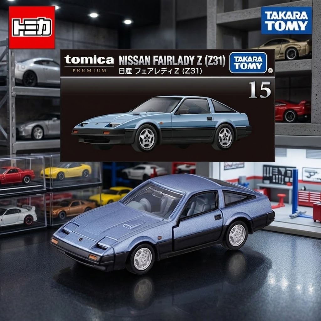 Tomica Premium No.15 Nissan Fairlady Z (Z31) โมเดลรถ 1/60 สเกล