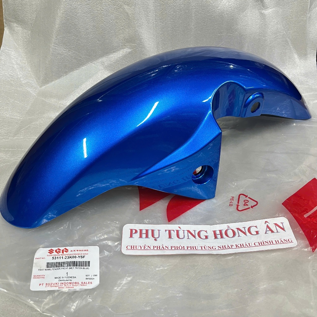 บังโคลนหน้า (บังโคลนหน้า) สีน้ําเงิน GP GSX R150, GSX S150, Bandit 150 _ 53100-23K00-YSF