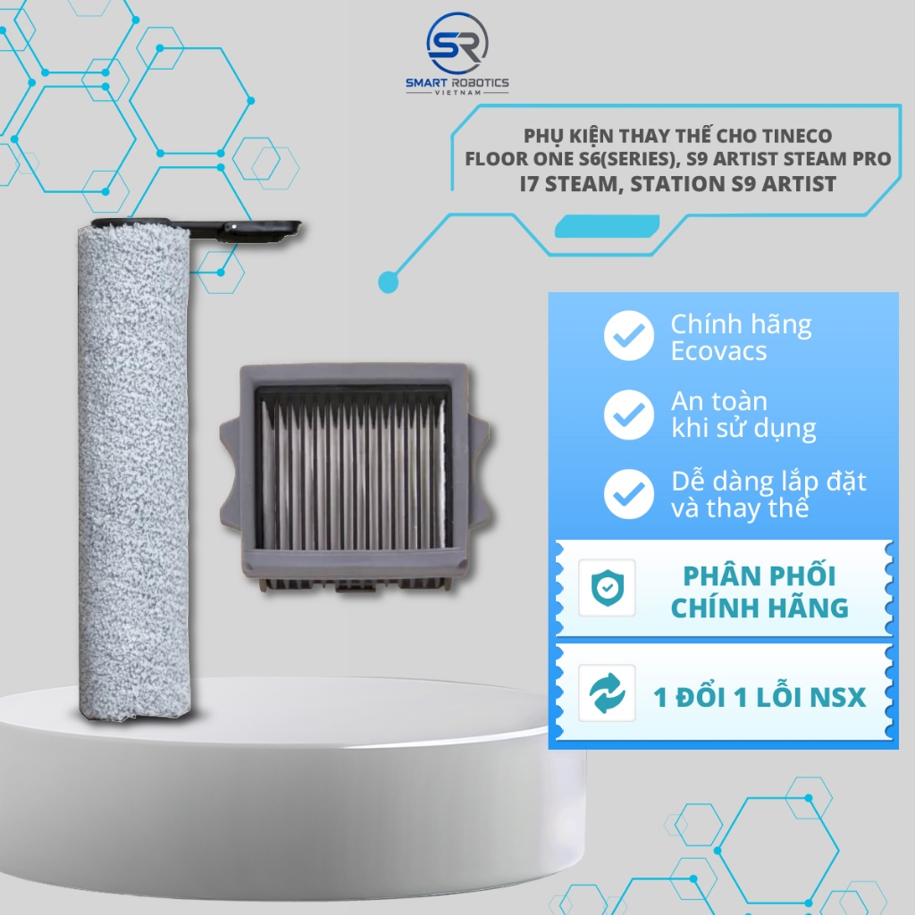 อุปกรณ์เสริมทดแทนสําหรับ Tineco Floor One S6 Stretch Extreme, S9 Artist Steam Pro, S6 Stretch Max, i