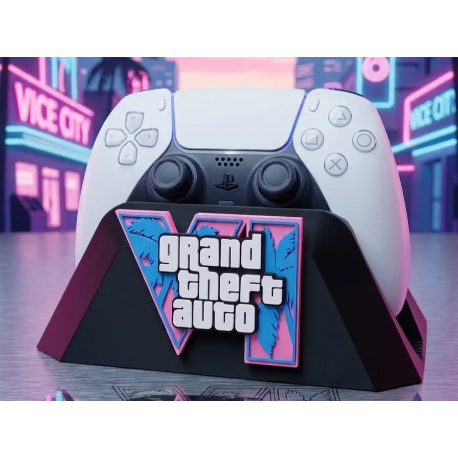 ที่วางคอนโทรลเลอร์ PS5 สไตล์ GTA 6