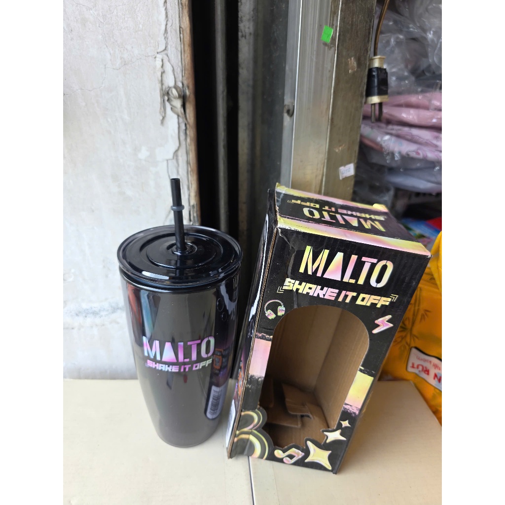 Malto ถ้วยพลาสติก 2 ชั้น 750ml