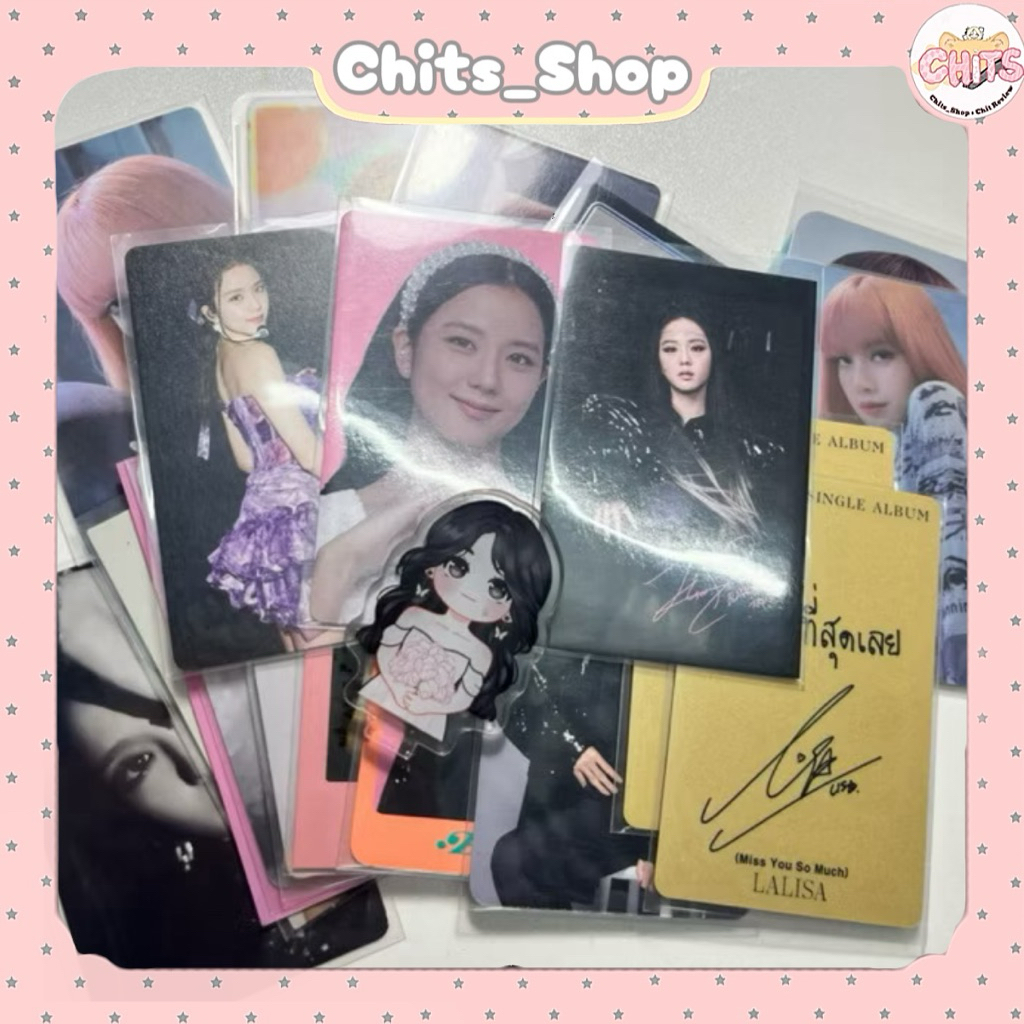[ OFF ] ของแท้ Jisoo BlackPink Card YG idol Card photo (READ DESCRIPTION) [ Chits_Shop ]