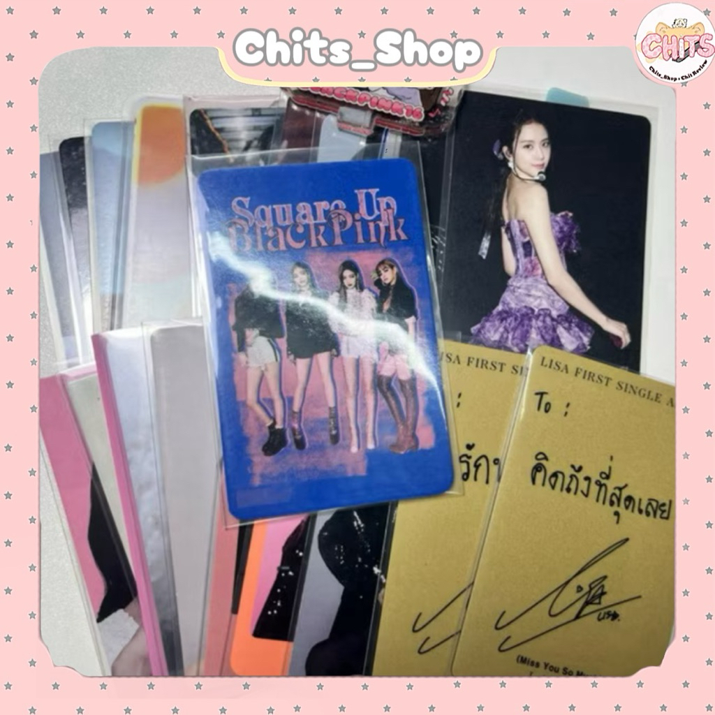 [ OFF ] การ์ดกลุ่ม BlackPink ของแท้ ภาพถ่ายการ์ดไอดอล YG (READ DESCRIPTION) [ Chits_Shop ]