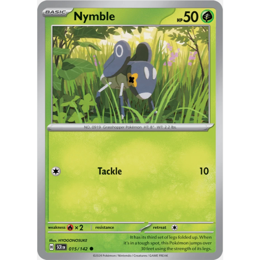 [การ์ดโปเกมอน TCG] Nymble - 015/142 - ทั่วไป