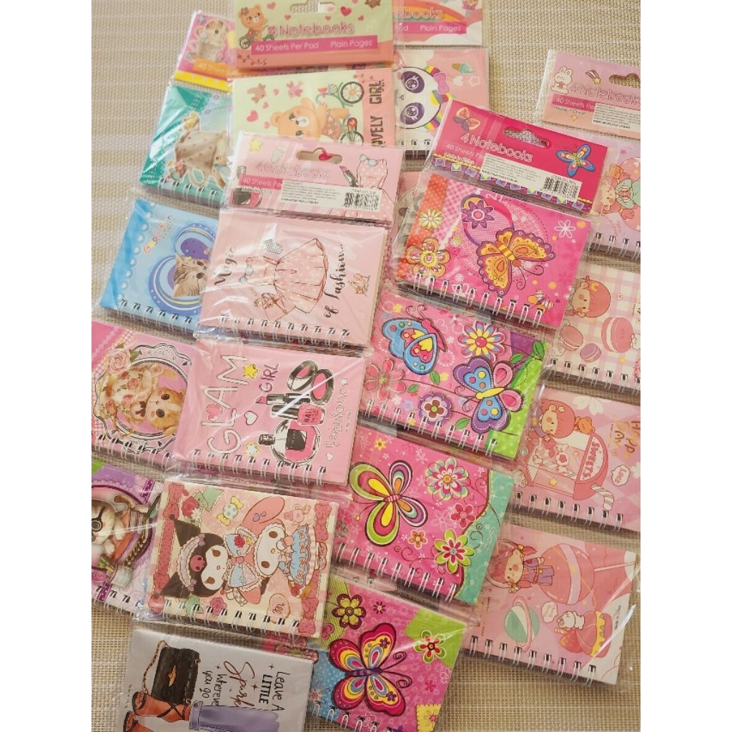 XO Kreati A7/40page สมุดสปริง (4 ชิ้น/แพ็ค) kawai