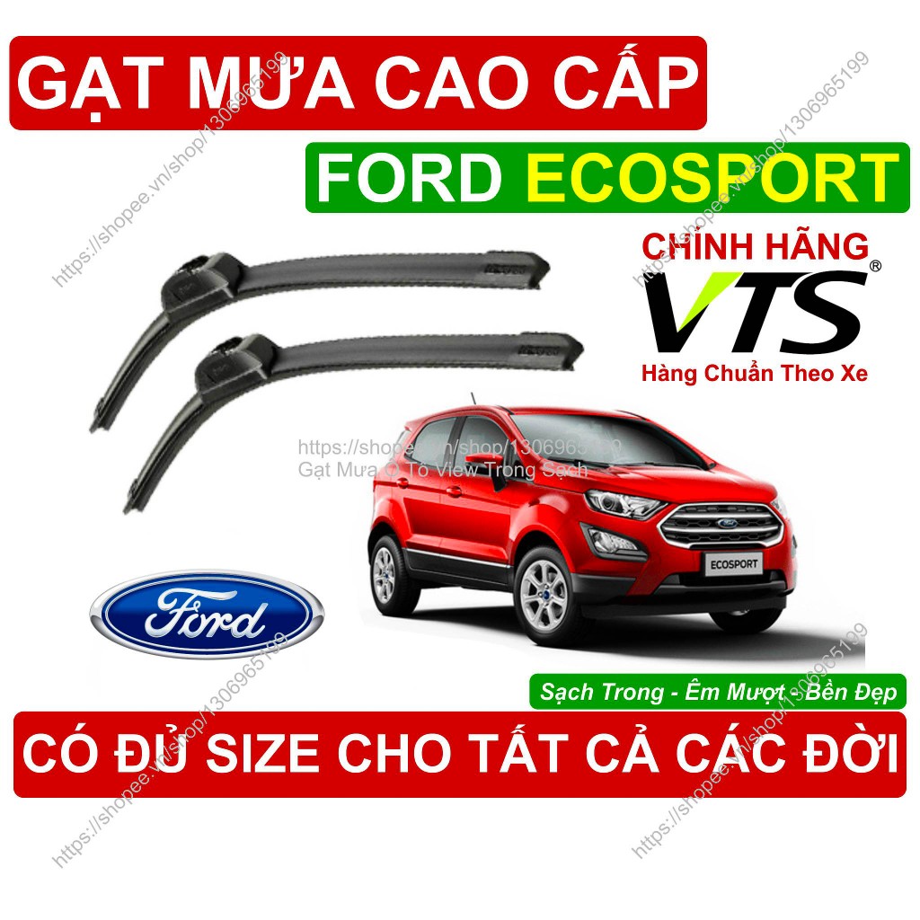 VTS ที่ปัดน้ําฝนสําหรับ Ford Ecosport, ที่ปัดน้ําฝน Ford Ecosport คู่, ทุกขนาดสําหรับรุ่น Ford Ecosp