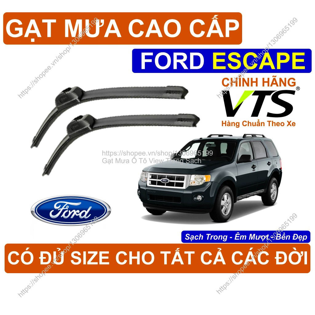 ที่ปัดน้ําฝน Ford Escape Premium, ที่ปัดน้ําฝนกระจกหน้ารถ Ford Escape คู่, มีจําหน่ายในขนาดสําหรับรุ