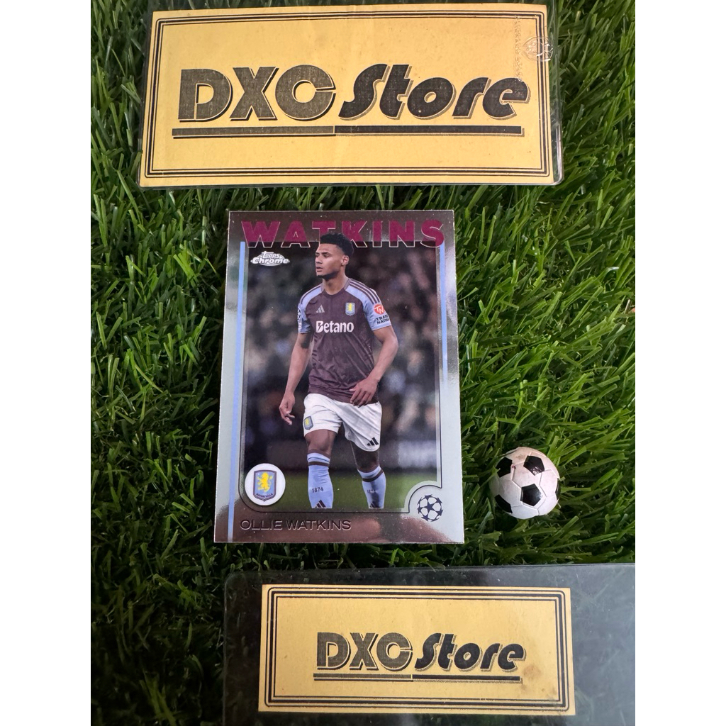 [ ของแท้ ] - TOPPS CHROME 2025 - OLLIE WATKINS (ASTON VILLA)