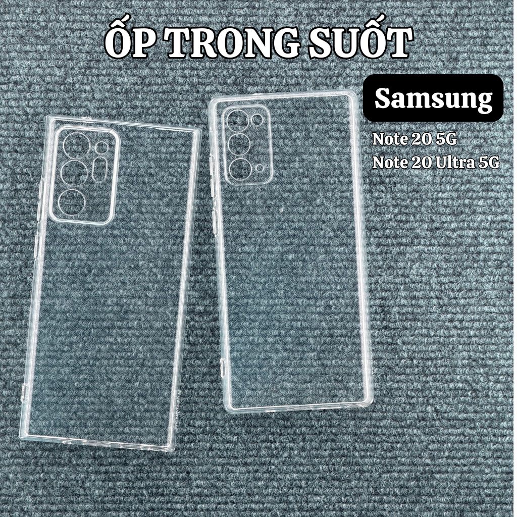 เคสยืดหยุ่นใสสําหรับ Samsung Galaxy Note 20 5G / Note20 Ultra 5G