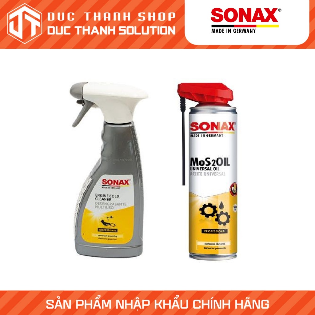 Sonax Engine Cold Cleaner Combo & Sonax Mos2Oil 400ml