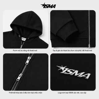[NEW ARRIVAL] Hoodie Zip Form Boxy Batwing Premium Fleece Fabric INSOMNIA CLUB - HD015