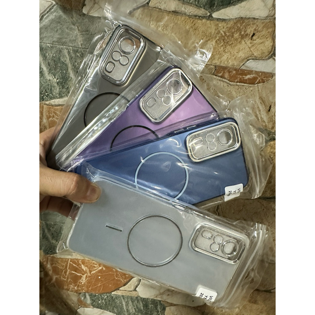 เคสยืดหยุ่น Vivo Y51 / Vivo Y53S ด้านหลังพลาสติกด้าน
