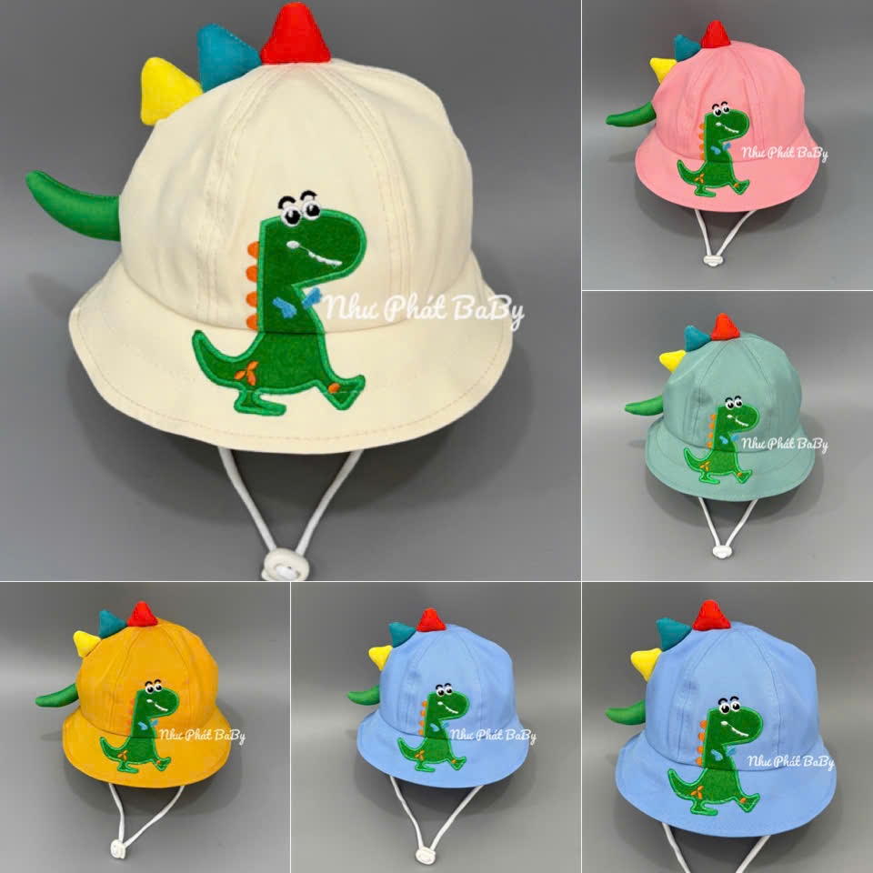 [ 6 MONTHS - 18 MONTHS ] DINOSAUR HATS FOR BOYS - BRIM HATS nhuptbaby