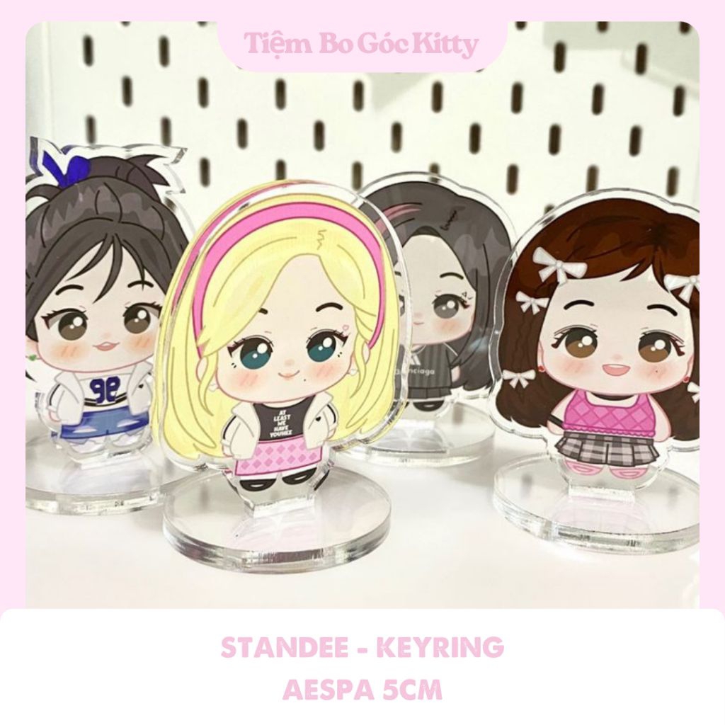 Standee - พวงกุญแจ aespa น่ารัก 5ซม