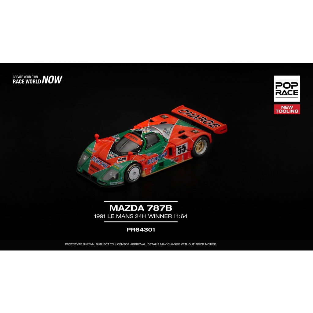 MiniToys - PopRace PR64-301 Mazda 787B