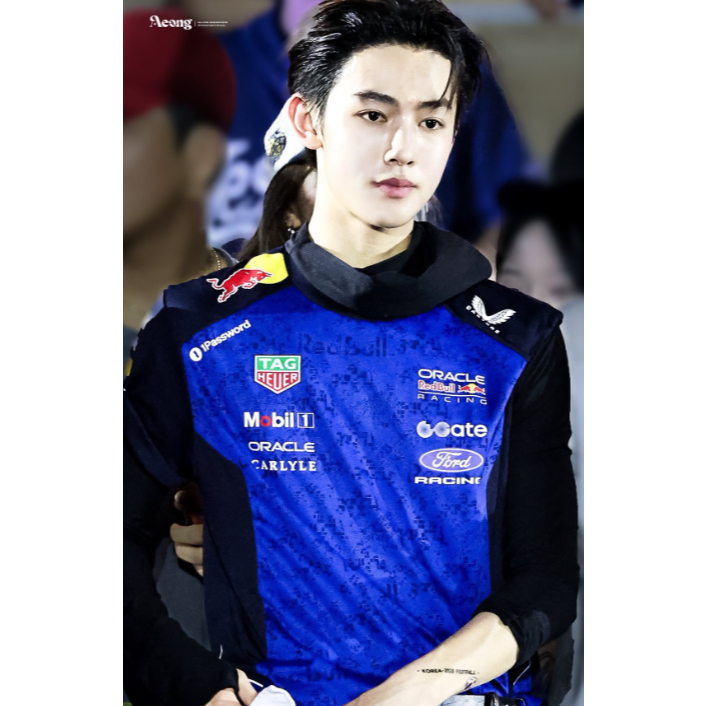 Red/Bul Xanhl Racing F1 ราคาถูก Moment Seonghyeon Shirt - F1 Cool Stretch Sports Form Shirt