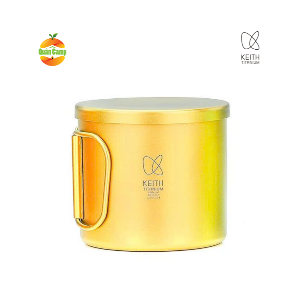 Radiant Spectrum Keith Titanium Ti3212 Titanium Cup 400ml - Desert Gold