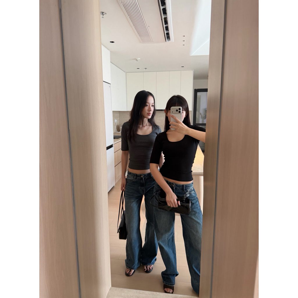 เสื้อยืดแขนยางยืด | MIR.BYHI | เสื้อ EKKA