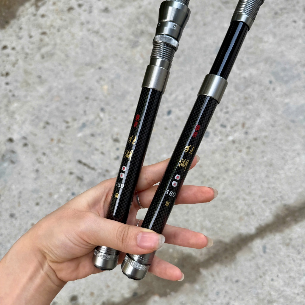 [Super Product] Carbon Retractable Fishing Rod - Short Handle - พับ 33cm-40cm