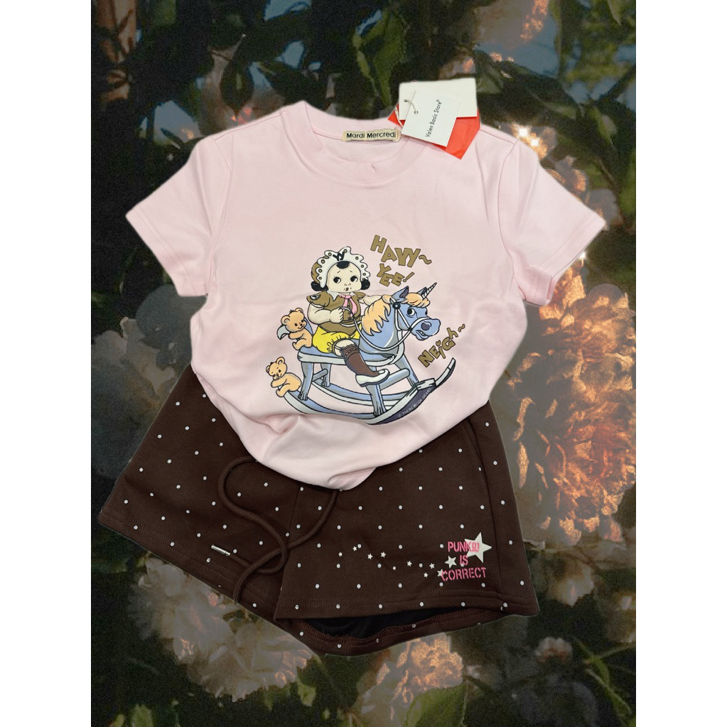 Min Closet Babytee เสื้อยืดไทย Freesize ต่ํากว่า 60kg
