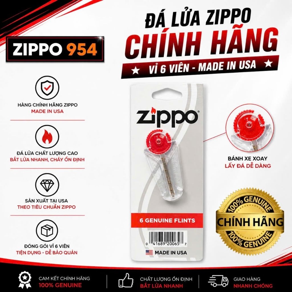 [Zippo 954] Zippo Flint ของแท้