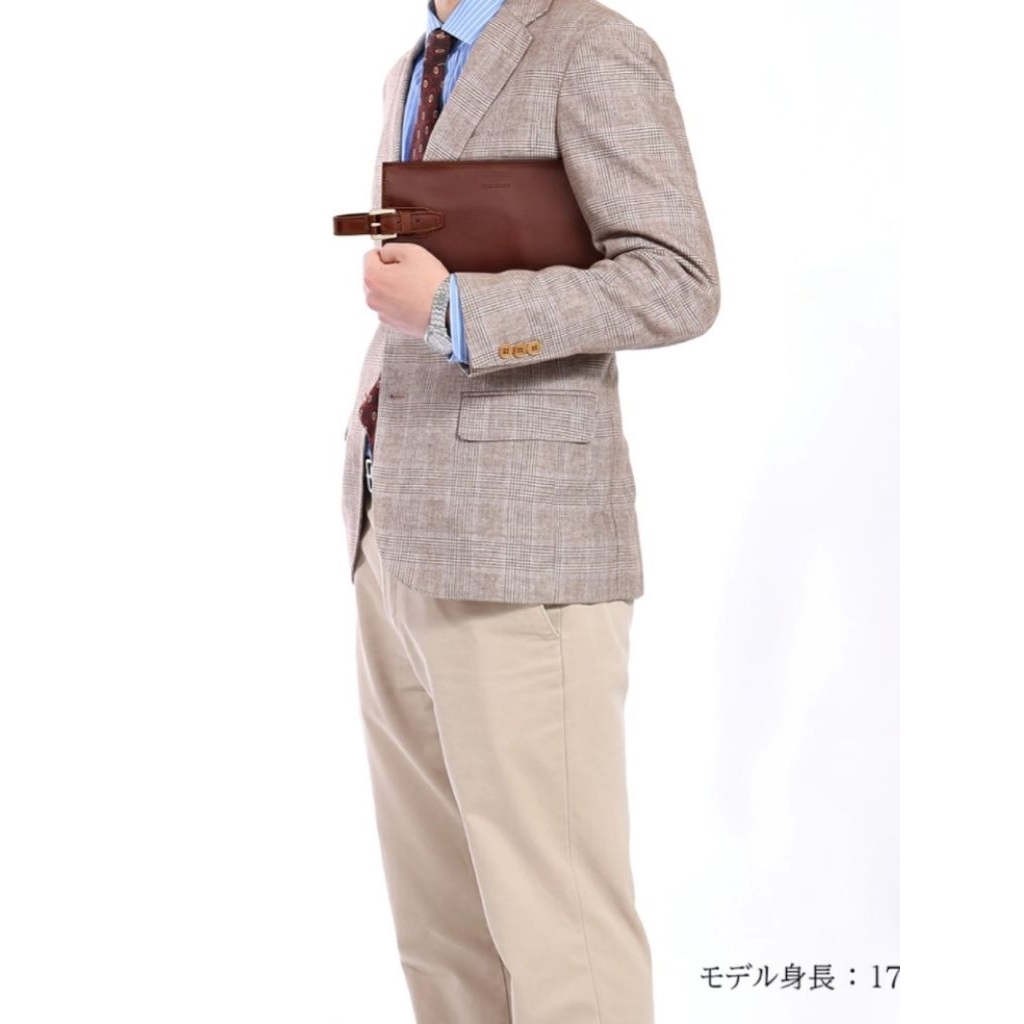คลัทช์กอล์ฟชายและหญิงหนังแท้ Takeo Kikuchi made in Japan ใหม่เอี่ยม ok ขนาด 24x16